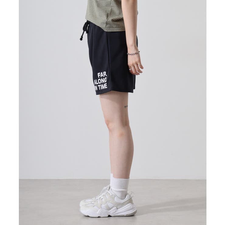 ミニ裏毛ワンポイントプリントショートパンツ レディース ワンマイル | JungleJalopy | 詳細画像5 