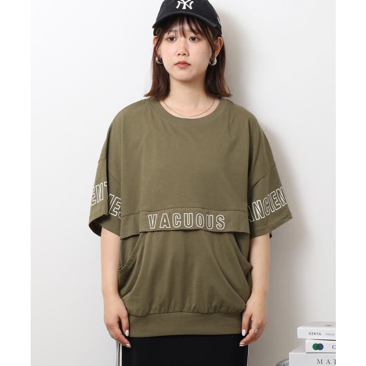 ポケット付きオーバーサイズシルエットロゴプリントTシャツ レディース | JungleJalopy | 詳細画像16 