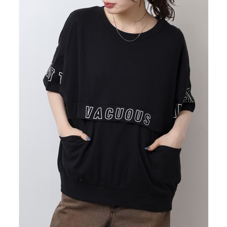 ポケット付きオーバーサイズシルエットロゴプリントTシャツ レディース | JungleJalopy | 詳細画像7 