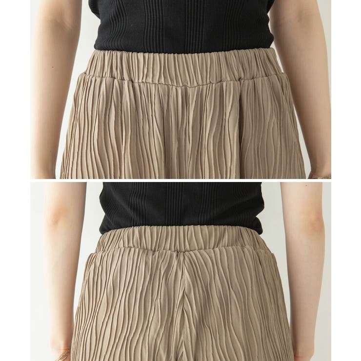 レディース リップルストライプ ワイドパンツ | JungleJalopy | 詳細画像18 