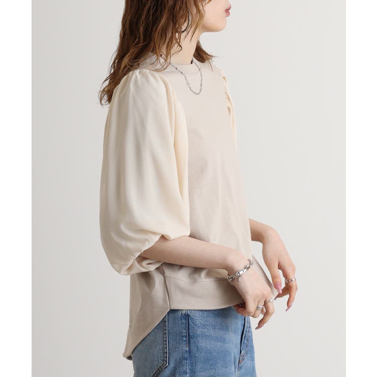 【M】袖口ボリューム布帛切替プルオーバー | JungleJalopy | 詳細画像18 