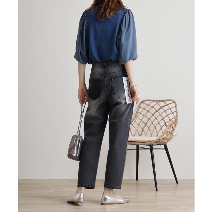 【M】袖口ボリューム布帛切替プルオーバー | JungleJalopy | 詳細画像30 