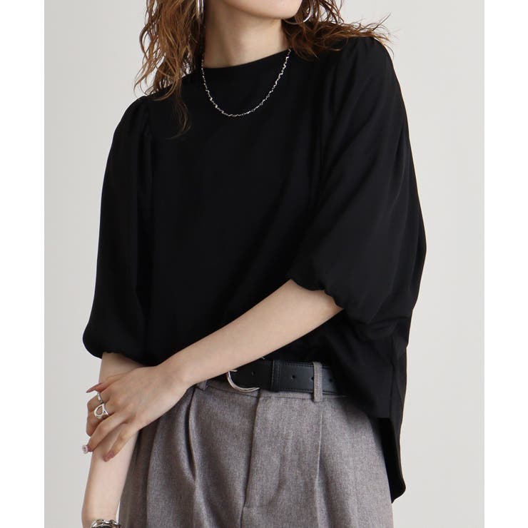 【M】袖口ボリューム布帛切替プルオーバー | JungleJalopy | 詳細画像7 