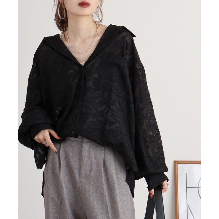 BLACK | 【M】シアージャガードオーバーシャツ | JungleJalopy