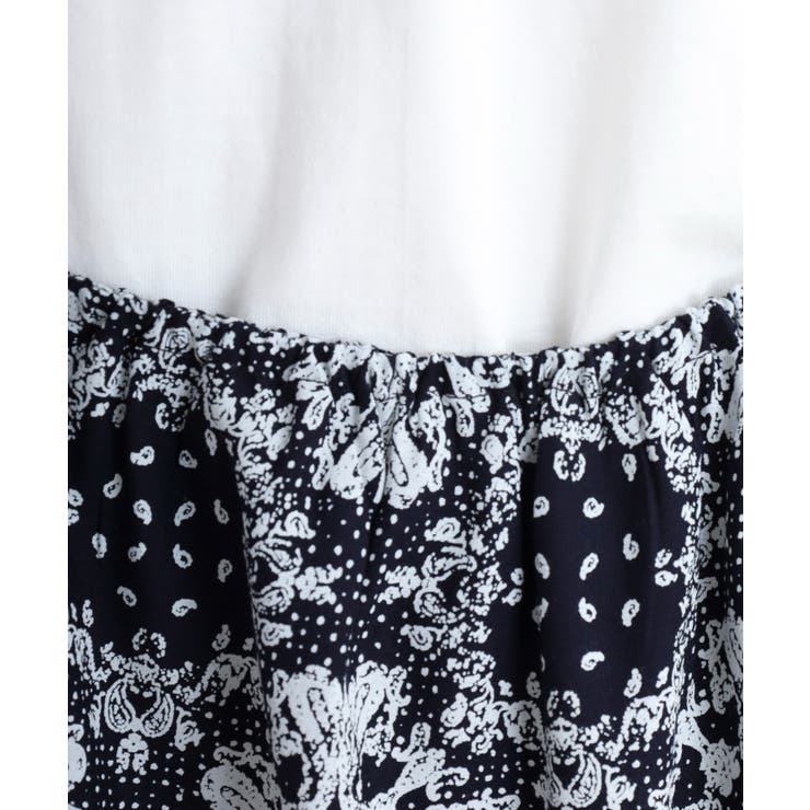 レーヨンキャミOP＋小花柄天竺Tシャツアンサンブル レディース | JungleJalopy | 詳細画像21 