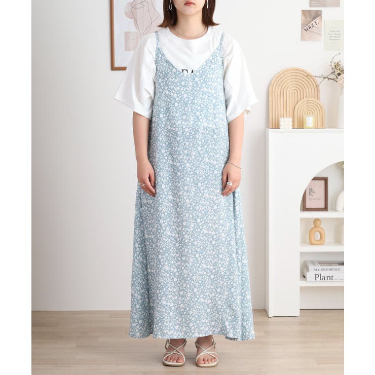 レーヨンキャミOP＋ペイズリーアラベスク柄天竺Tシャツアンサンブル レディース | JungleJalopy | 詳細画像15 