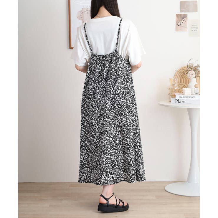 レーヨンキャミOP＋ペイズリーアラベスク柄天竺Tシャツアンサンブル レディース | JungleJalopy | 詳細画像5 