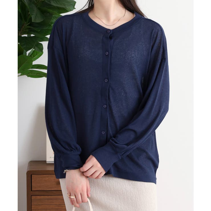 NAVY | シアースラブカーディガン レディース | JungleJalopy