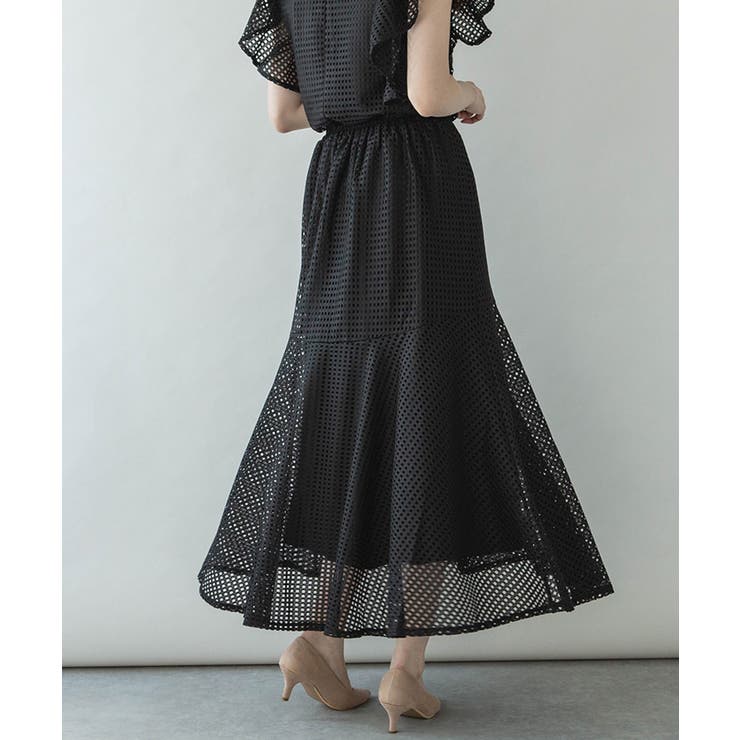 ブラック | 【M】大きいサイズ レディース メッシュレース | JungleJalopy