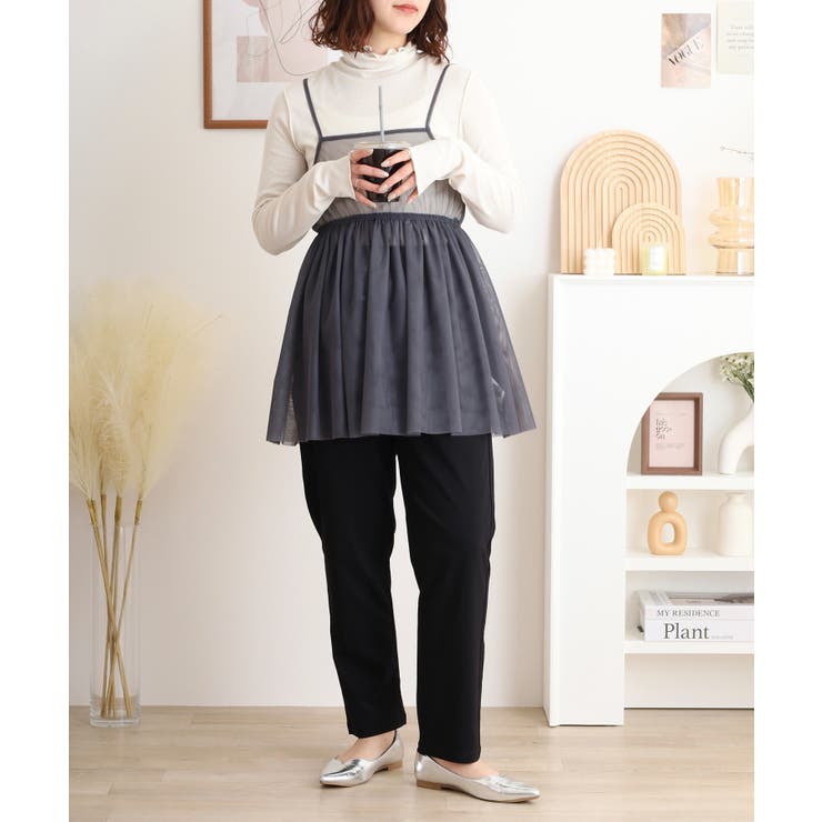 BLACK | ライトクールストレッチテーパードパンツ レディース | JungleJalopy