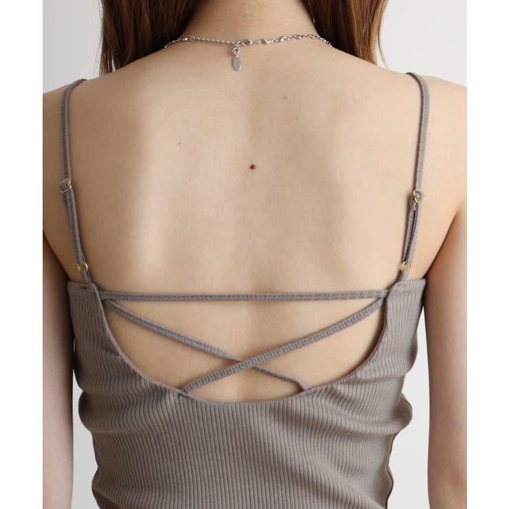 【M・L】バッククロスリブキャミソール | JungleJalopy | 詳細画像14 