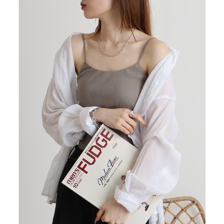 【M・L】バッククロスリブキャミソール | JungleJalopy | 詳細画像16 