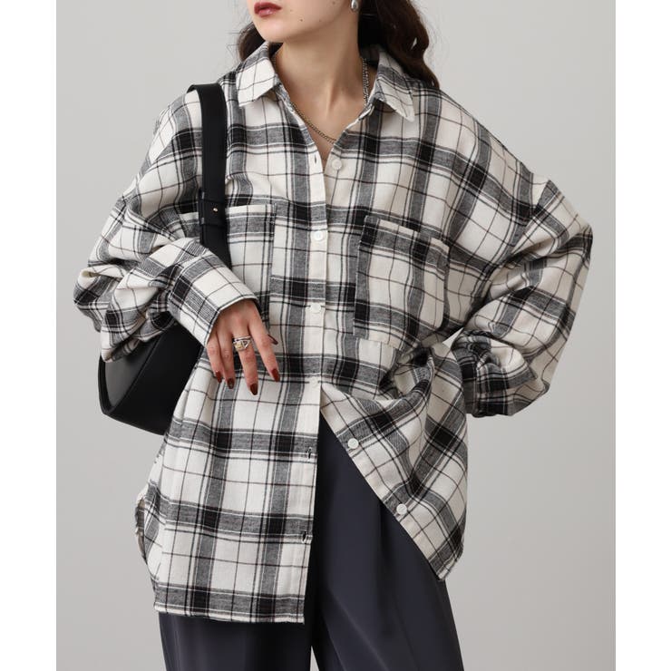 ビエラチェックロングシャツ レディース レビュー特典あり | JungleJalopy | 詳細画像11 