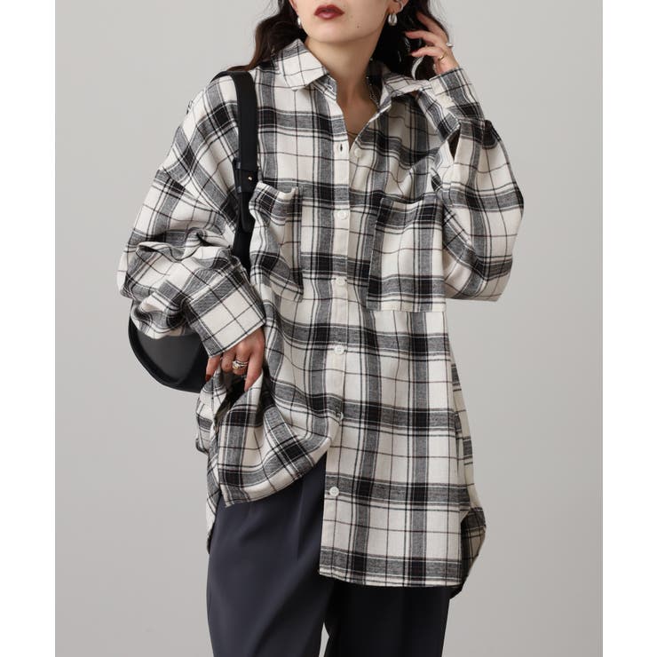 ビエラチェックロングシャツ レディース レビュー特典あり | JungleJalopy | 詳細画像12 