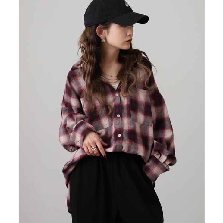 ビエラチェックロングシャツ レディース レビュー特典あり | JungleJalopy | 詳細画像17 