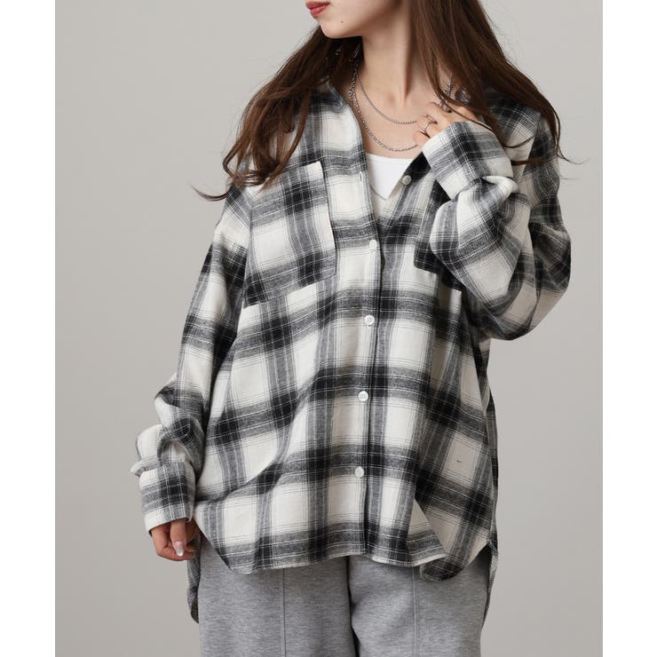 ビエラチェックロングシャツ レディース レビュー特典あり | JungleJalopy | 詳細画像29 