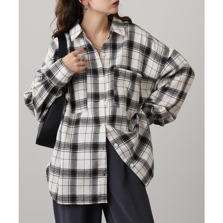 IVORY | ビエラチェックロングシャツ レディース レビュー特典あり | JungleJalopy