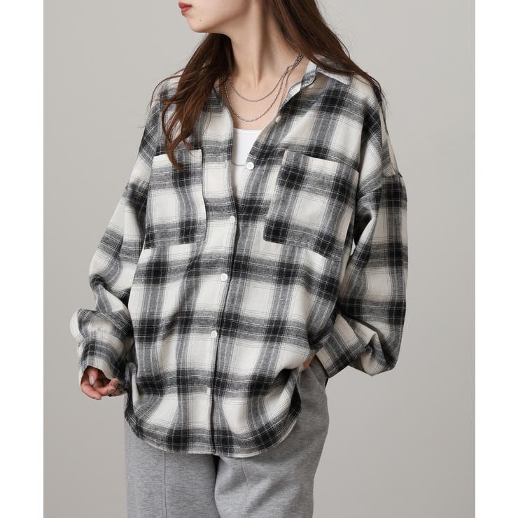 OFFWHITE | ビエラチェックロングシャツ レディース レビュー特典あり | JungleJalopy