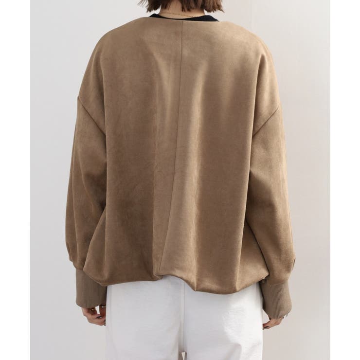 スエードポンチ裾バルーンリブブルゾン レディース | JungleJalopy | 詳細画像17 