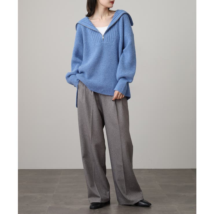 ビッグカラー風 ハーフZIP プルオーバー | JungleJalopy | 詳細画像13 