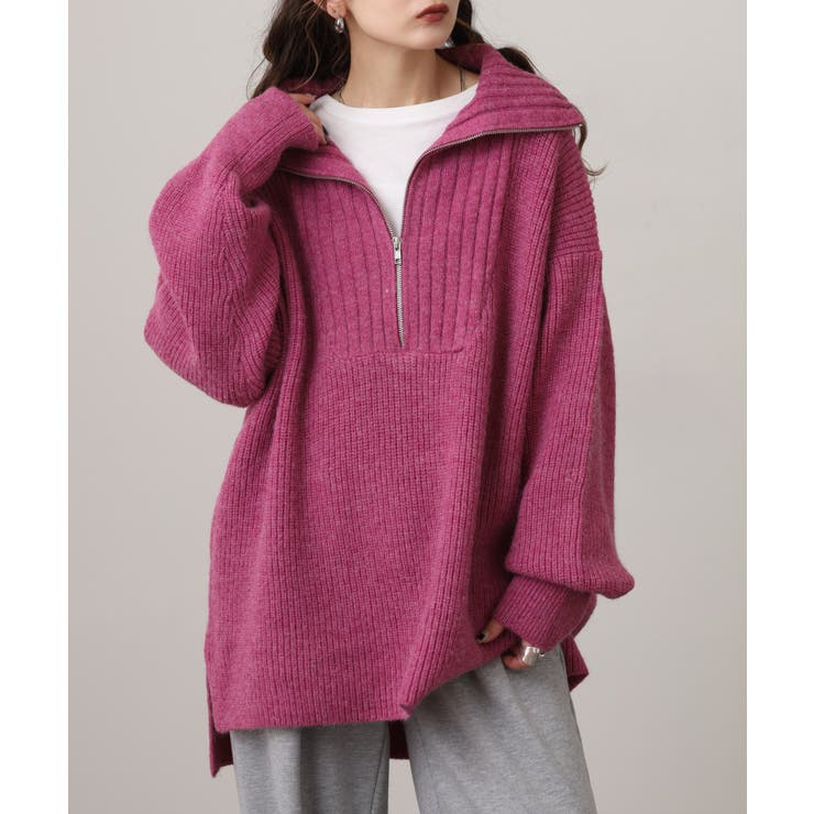 ビッグカラー風 ハーフZIP プルオーバー | JungleJalopy | 詳細画像14 