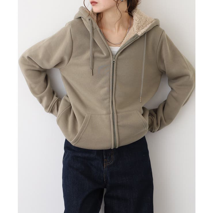 裏ボア ジップアップ パーカー | JungleJalopy | 詳細画像12 