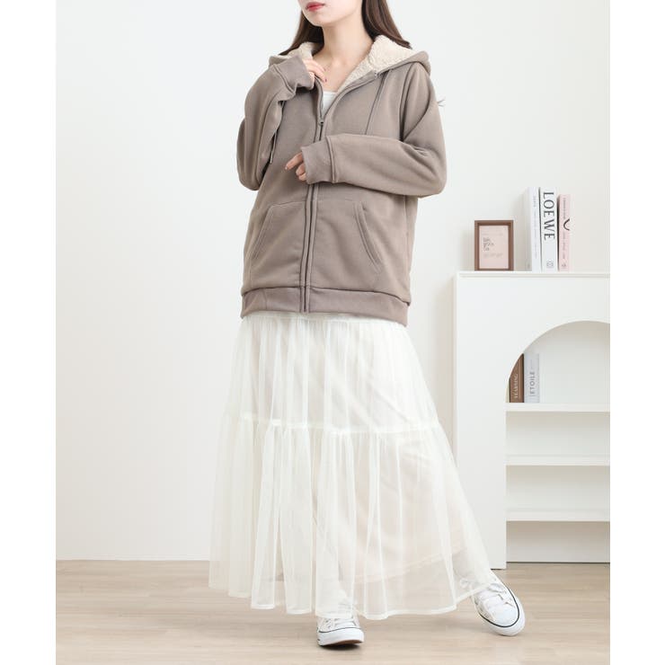 裏ボア ジップアップ パーカー | JungleJalopy | 詳細画像17 