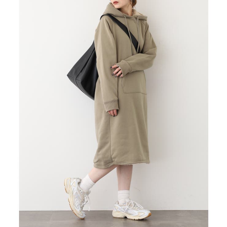 裏ボア パーカー ワンピース | JungleJalopy | 詳細画像11 