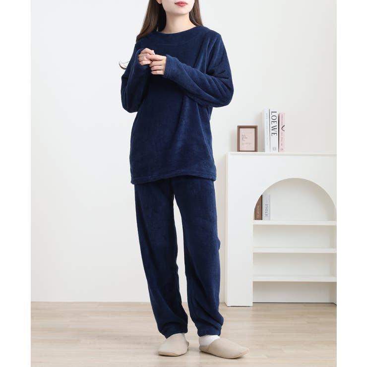 NAVY | レディース 上下セット マイクロファイバー | JungleJalopy