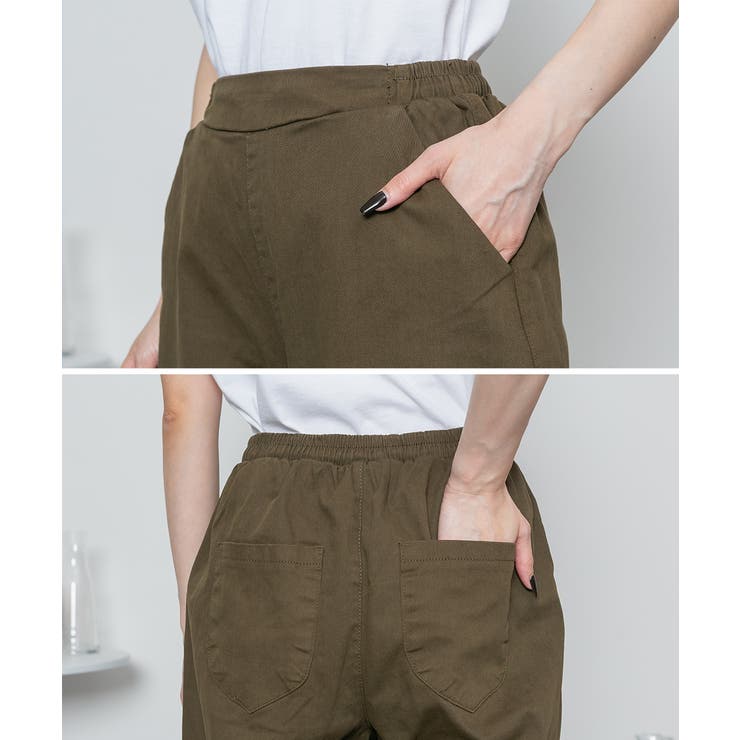 大きいサイズ レディース カーブパンツ | JungleJalopy | 詳細画像27 