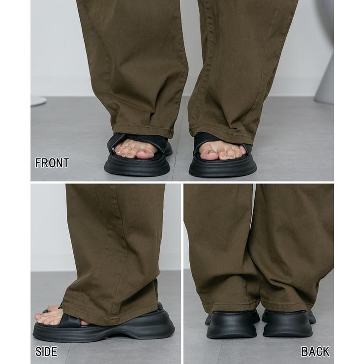 大きいサイズ レディース カーブパンツ | JungleJalopy | 詳細画像29 