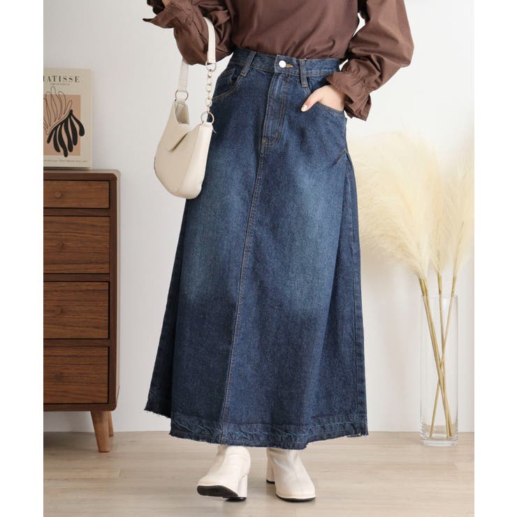 サイドタックデニムスカート レディース 大きいサイズ | JungleJalopy | 詳細画像33 