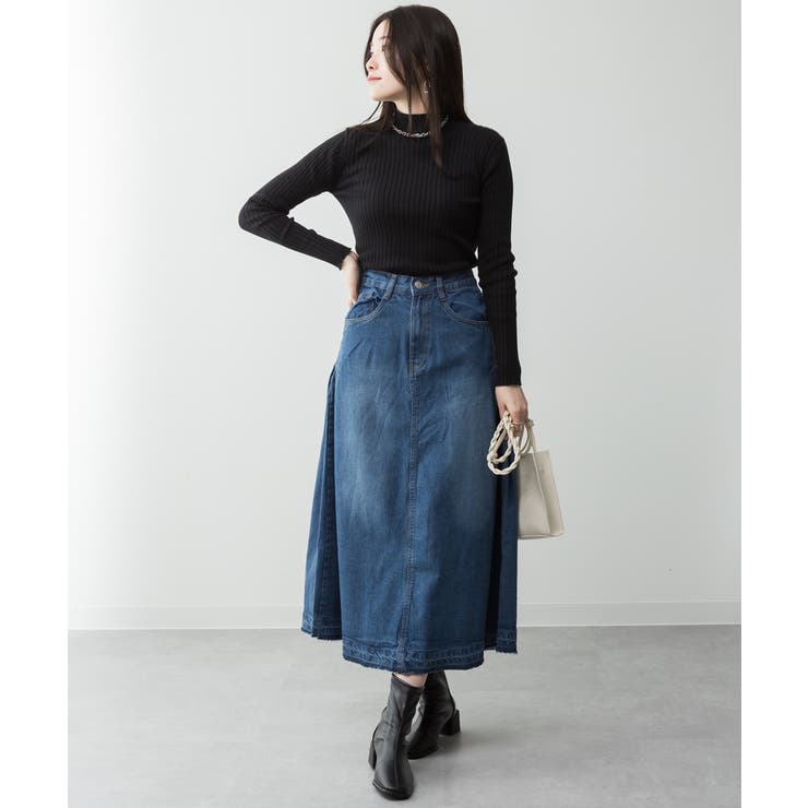 サイドタックデニムスカート レディース 大きいサイズ | JungleJalopy | 詳細画像41 