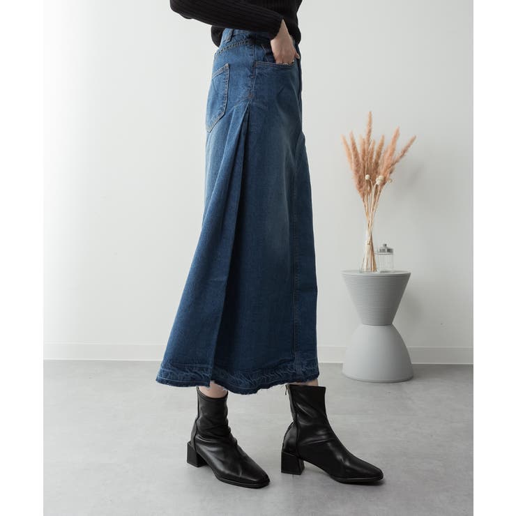 サイドタックデニムスカート レディース 大きいサイズ | JungleJalopy | 詳細画像49 