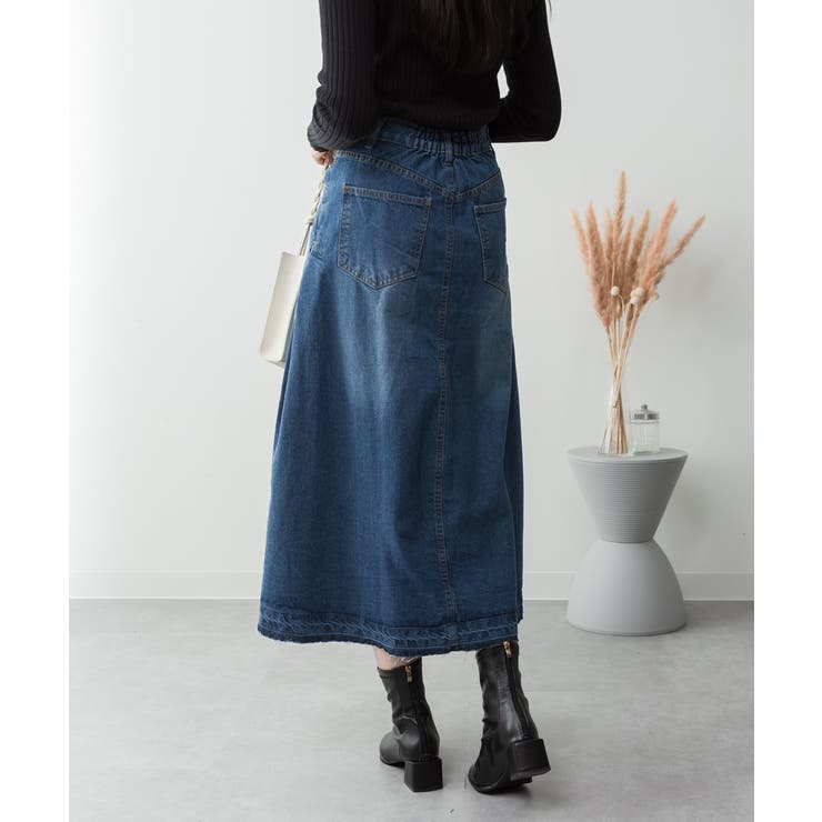 サイドタックデニムスカート レディース 大きいサイズ | JungleJalopy | 詳細画像50 