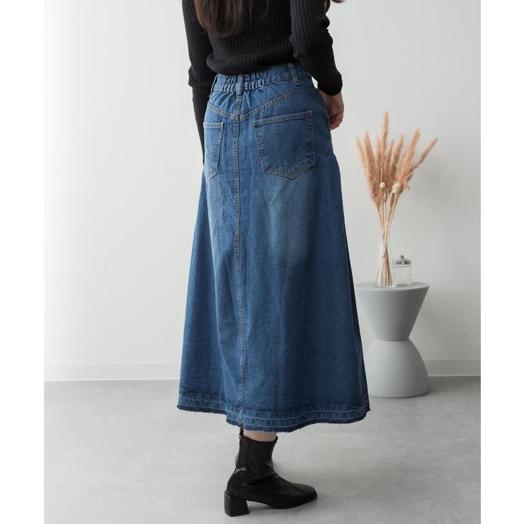 サイドタックデニムスカート レディース 大きいサイズ | JungleJalopy | 詳細画像51 