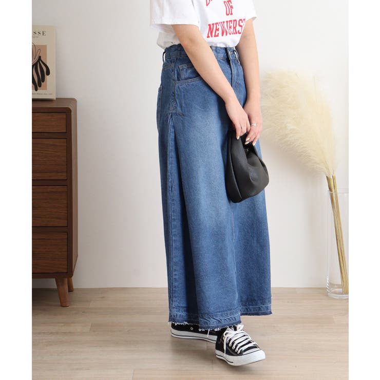 サイドタックデニムスカート レディース 大きいサイズ | JungleJalopy | 詳細画像57 