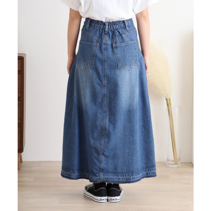 サイドタックデニムスカート レディース 大きいサイズ | JungleJalopy | 詳細画像58 