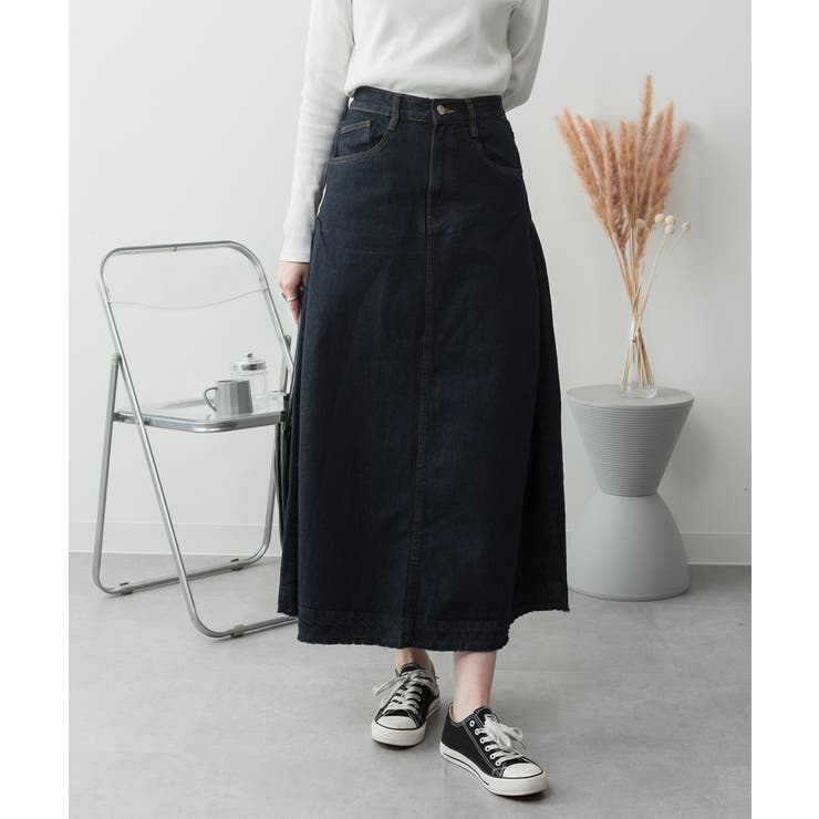 サイドタックデニムスカート レディース 大きいサイズ | JungleJalopy | 詳細画像78 