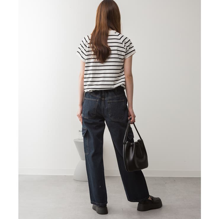 大きいサイズ レディース デニムカーゴパンツ | JungleJalopy | 詳細画像48 