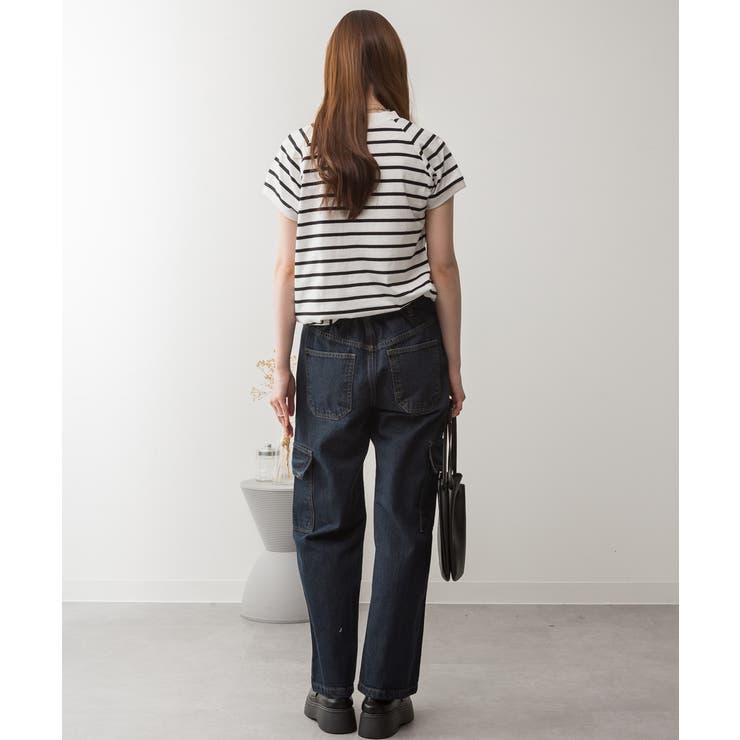 大きいサイズ レディース デニムカーゴパンツ | JungleJalopy | 詳細画像49 