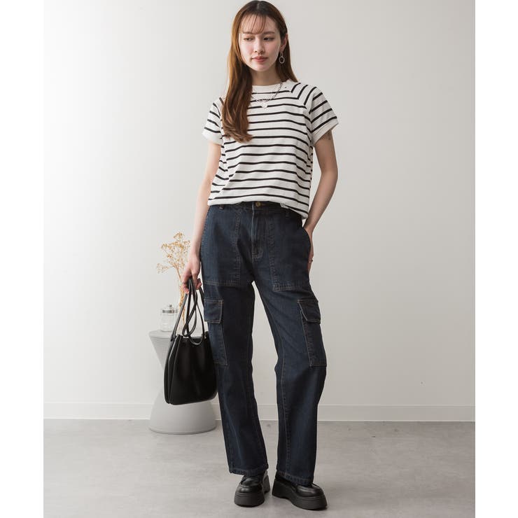 大きいサイズ レディース デニムカーゴパンツ | JungleJalopy | 詳細画像51 