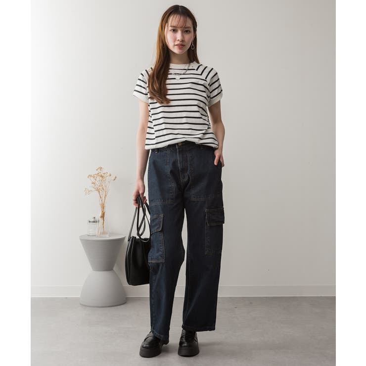 大きいサイズ レディース デニムカーゴパンツ | JungleJalopy | 詳細画像53 
