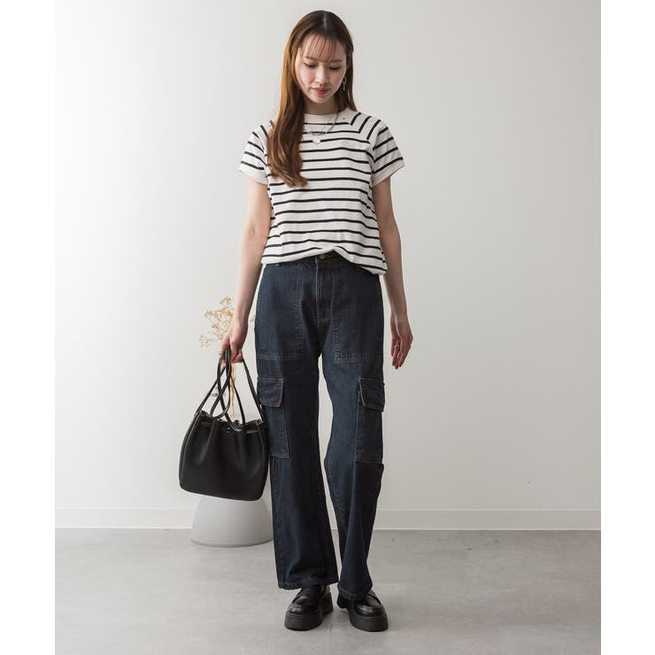 大きいサイズ レディース デニムカーゴパンツ | JungleJalopy | 詳細画像56 