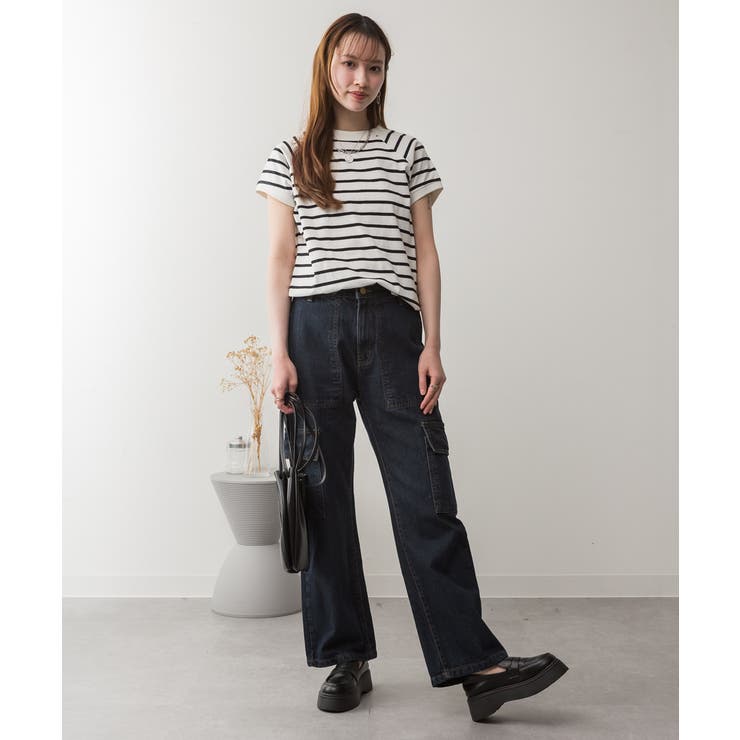 大きいサイズ レディース デニムカーゴパンツ | JungleJalopy | 詳細画像57 