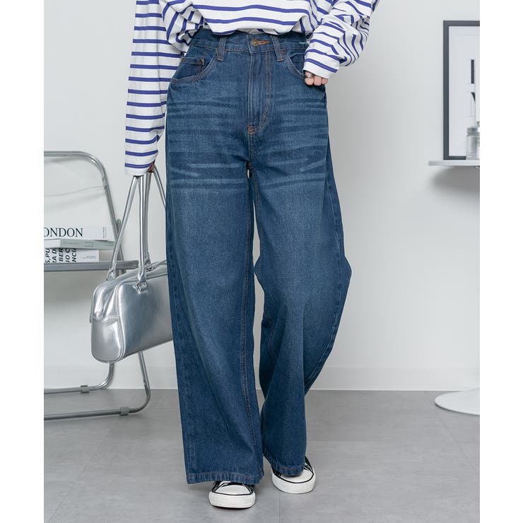 NAVY | 大きいサイズ レディース ヴィンテージ加工 | JungleJalopy