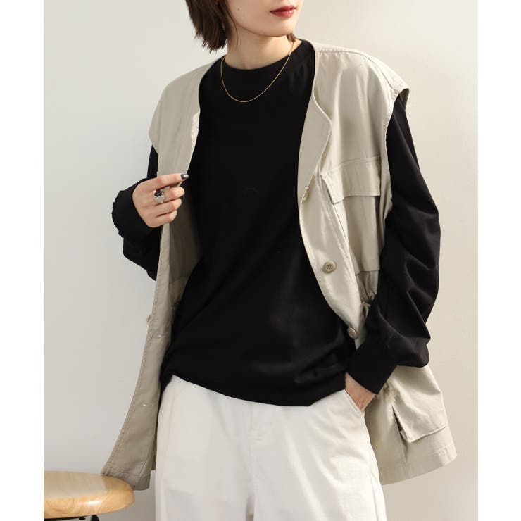 【M・L・LL・3L・4L】プチハイネックロングスリーブプルオーバー | JungleJalopy | 詳細画像15 