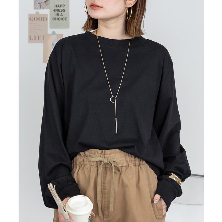 【M・L・LL・3L・4L】プチハイネックロングスリーブプルオーバー | JungleJalopy | 詳細画像3 