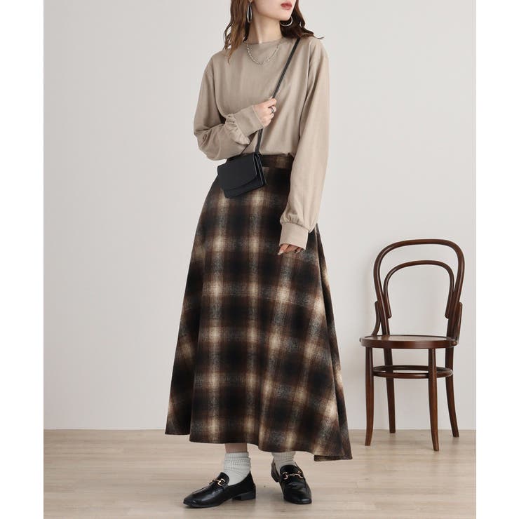 【M・L・LL・3L・4L】プチハイネックロングスリーブプルオーバー | JungleJalopy | 詳細画像31 