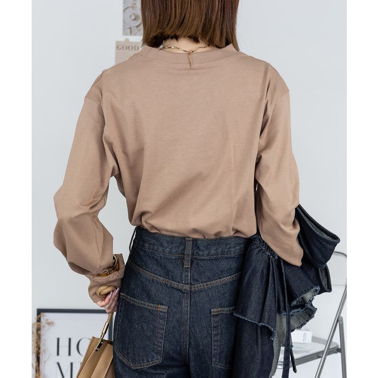 【M・L・LL・3L・4L】プチハイネックロングスリーブプルオーバー | JungleJalopy | 詳細画像41 